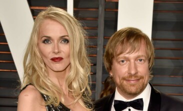 BEVERLY HILLS, CA - FEBRUARY 22: Janne Tyldum (L) and director Morten Tyldum attend the 2015 Vanity Fair Oscar Party hosted by Graydon Carter at Wallis Annenberg Center for the Performing Arts on February 22, 2015 in Beverly Hills, California. Pascal Le Segretain/Getty Images/AFP
== FOR NEWSPAPERS, INTERNET, TELCOS & TELEVISION USE ONLY ==